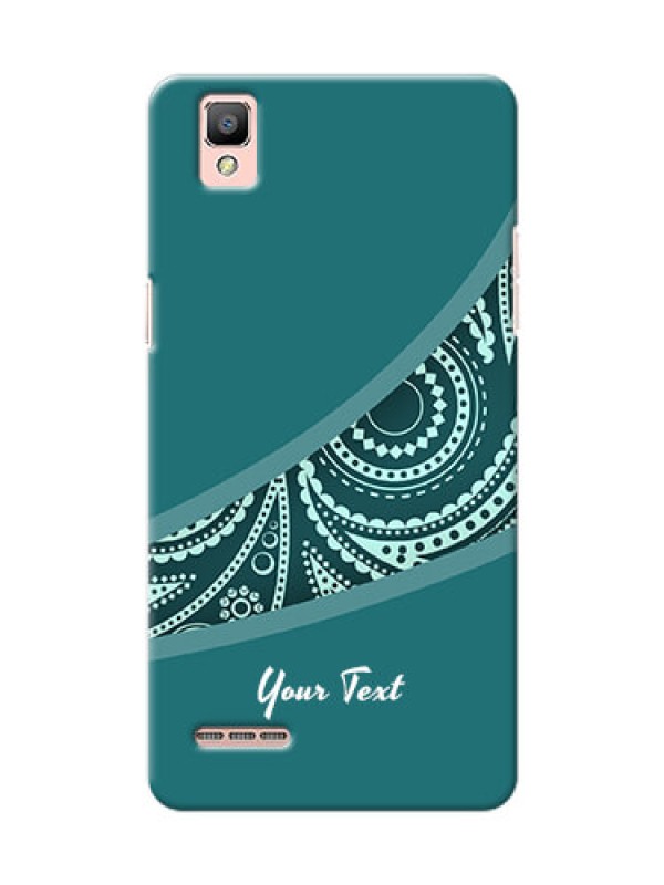 Custom Oppo F1 Custom Phone Covers: semi visible floral Design