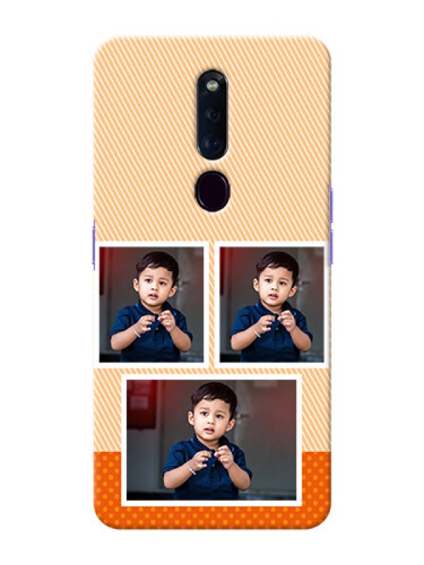 Custom Oppo F11 Pro Mobile Back Covers: Bulk Photos Upload Design