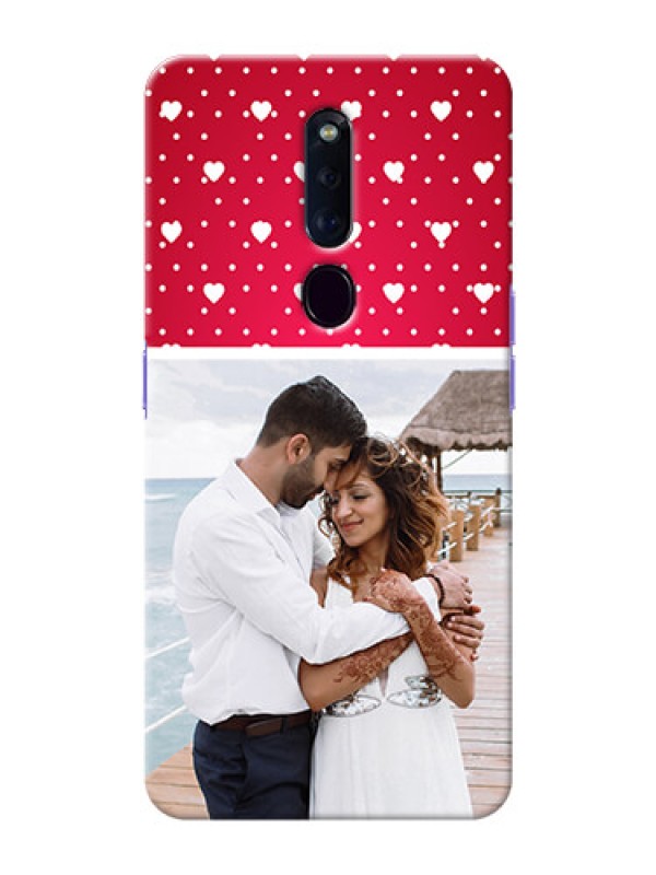 Custom Oppo F11 Pro custom back covers: Hearts Mobile Case Design