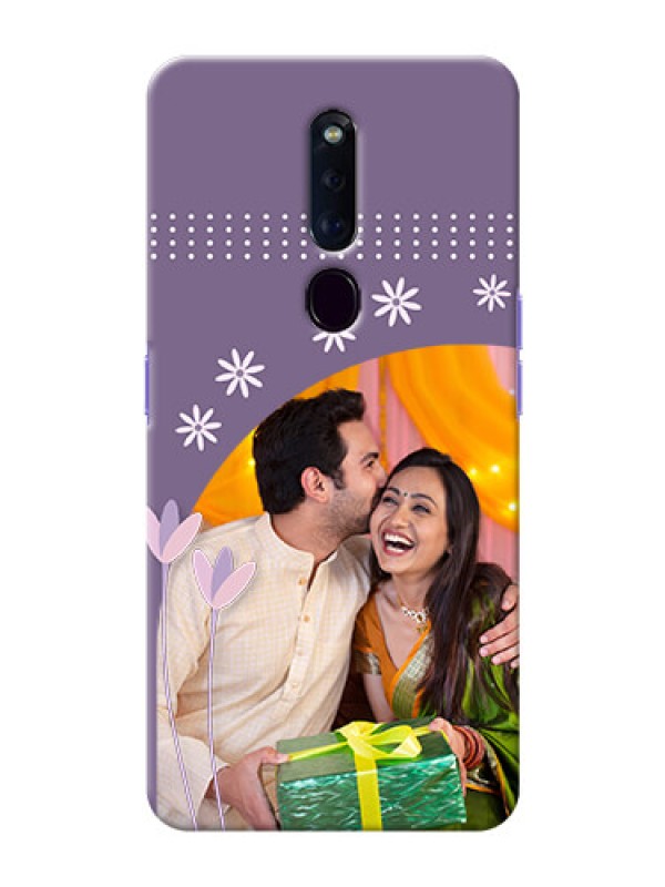 Custom Oppo F11 Pro Phone covers for girls: lavender flowers design 