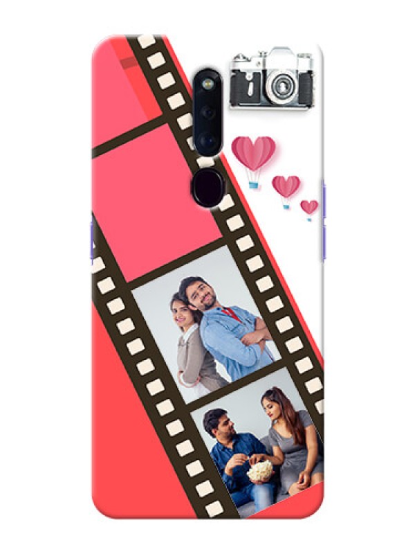 Custom Oppo F11 Pro custom phone covers: 3 Image Holder with Film Reel
