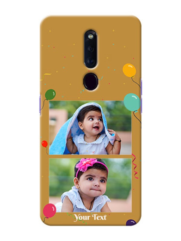 Custom Oppo F11 Pro Phone Covers: Image Holder with Birthday Celebrations Design