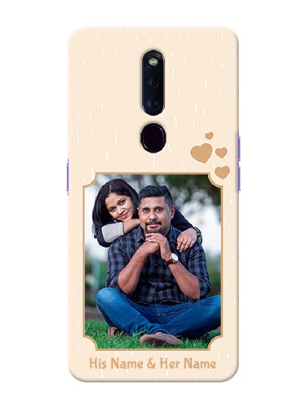 Custom Oppo F11 Pro mobile phone cases with confetti love design 