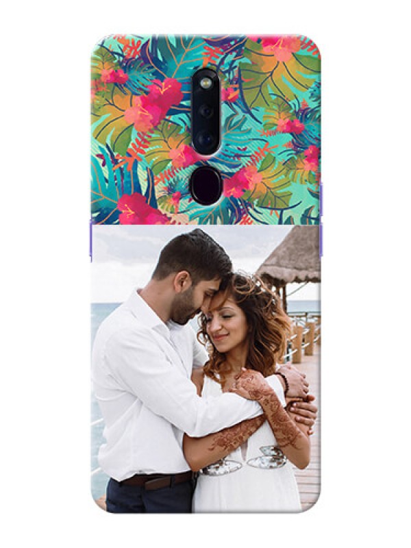 Custom Oppo F11 Pro Personalized Phone Cases: Watercolor Floral Design