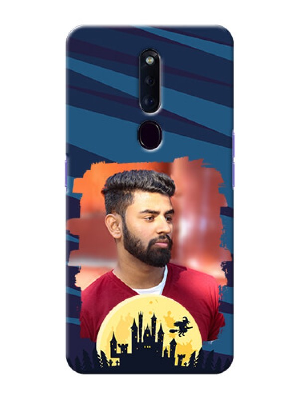 Custom Oppo F11 Pro Back Covers: Halloween Witch Design 