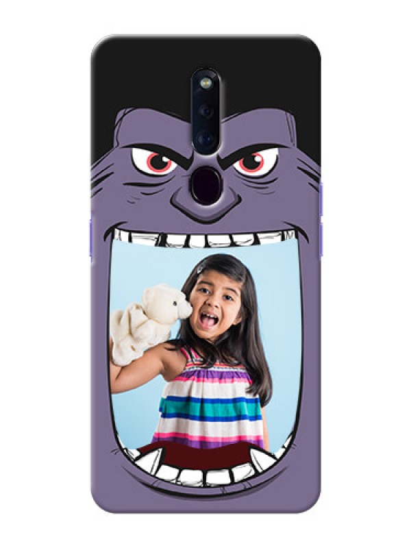 Custom Oppo F11 Pro Personalised Phone Covers: Angry Monster Design