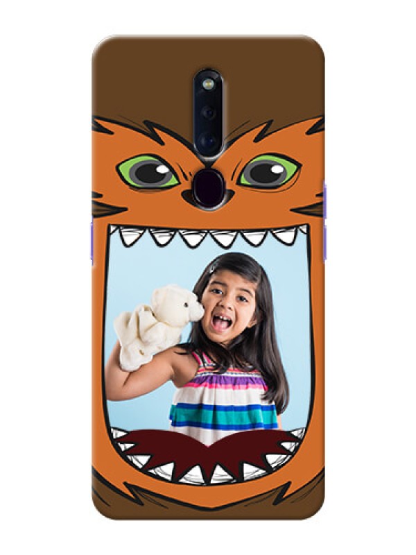 Custom Oppo F11 Pro Phone Covers: Owl Monster Back Case Design