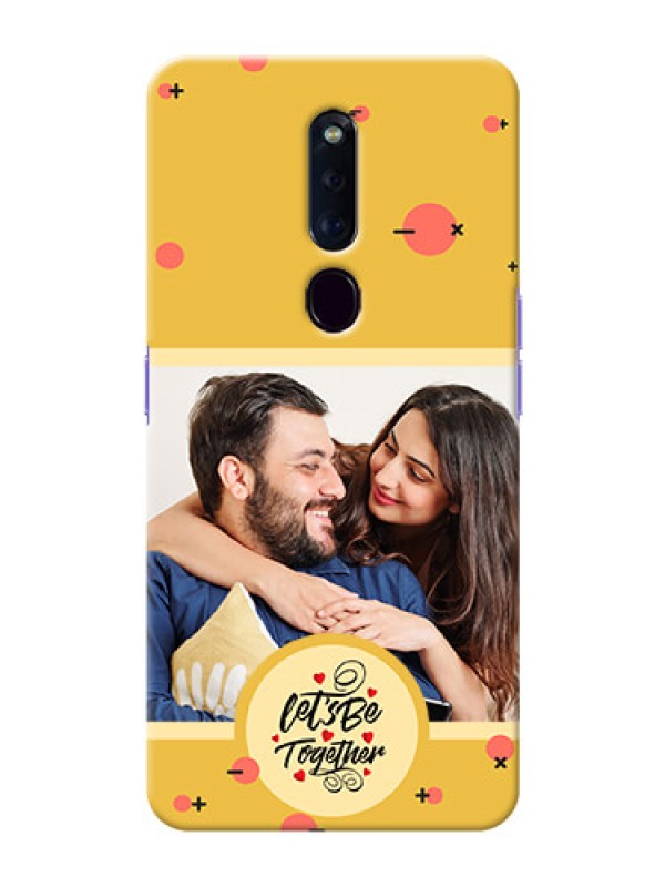 Custom Oppo F11 Pro Back Covers: Lets be Together Design