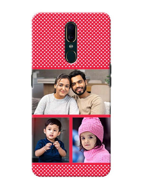 Custom Oppo F11 mobile back covers online: Bulk Pic Upload Design