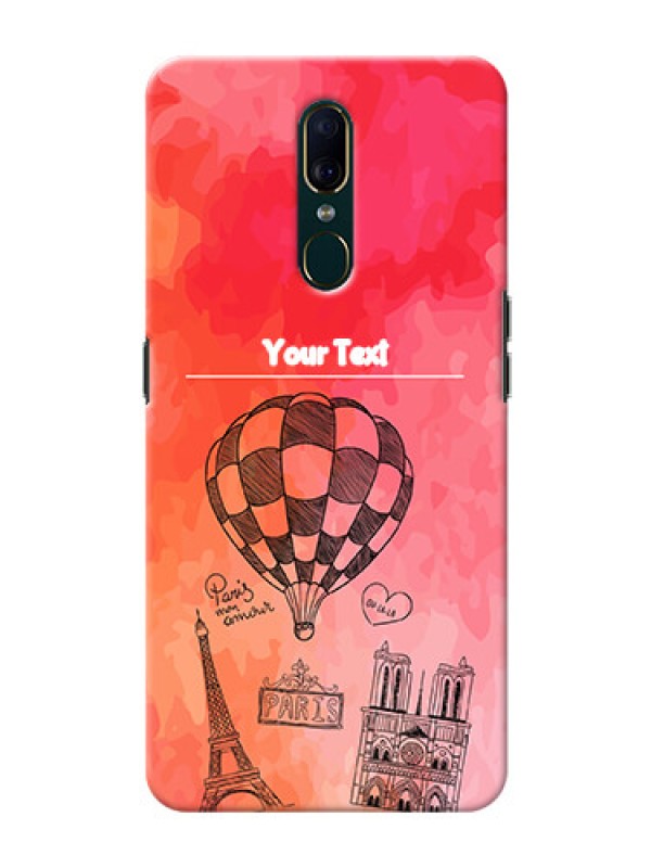Custom Oppo F11 Personalized Mobile Covers: Paris Theme Design
