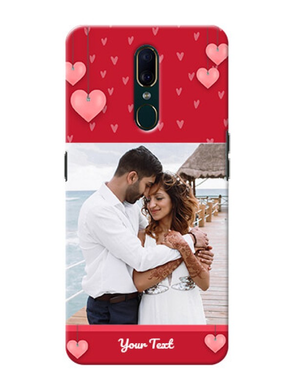 Custom Oppo F11 Mobile Back Covers: Valentines Day Design