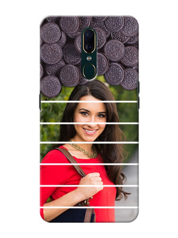 Custom Oppo F11 Custom Mobile Covers with Oreo Biscuit Design
