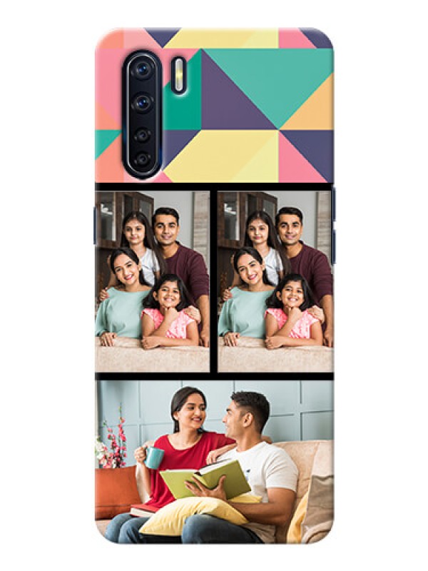 Custom Oppo F15 personalised phone covers: Bulk Pic Upload Design