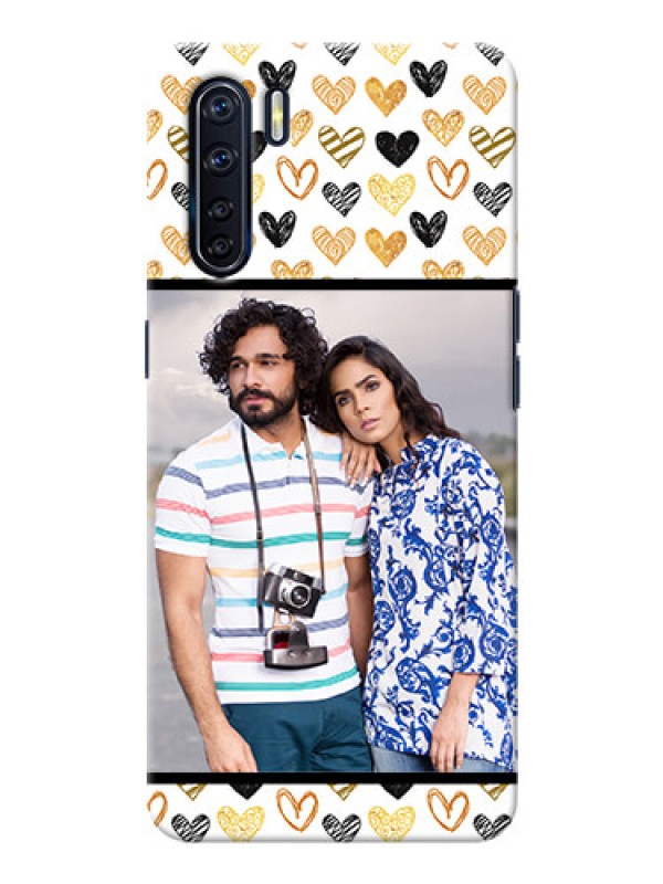 Custom Oppo F15 Personalized Mobile Cases: Love Symbol Design