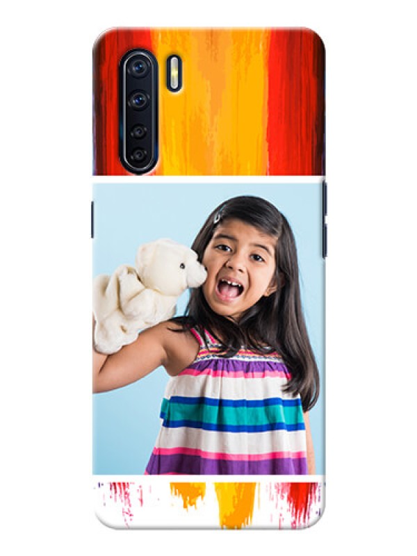 Custom Oppo F15 custom phone covers: Multi Color Design