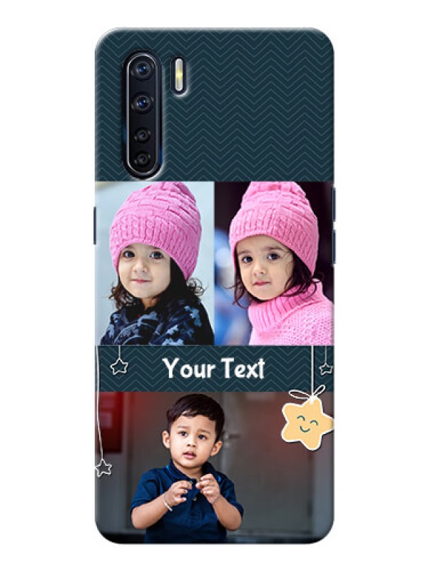 Custom Oppo F15 Mobile Back Covers Online: Hanging Stars Design