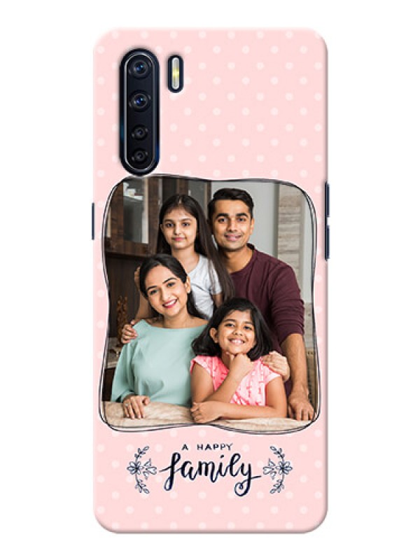 Custom Oppo F15 Personalized Phone Cases: Family with Dots Design