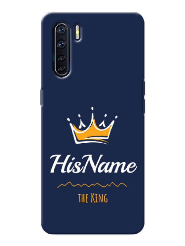 Custom Oppo F15 King Phone Case with Name