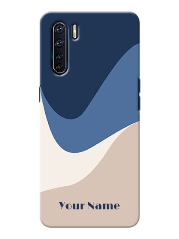 Custom Oppo F15 Back Covers: Abstract Drip Art Design