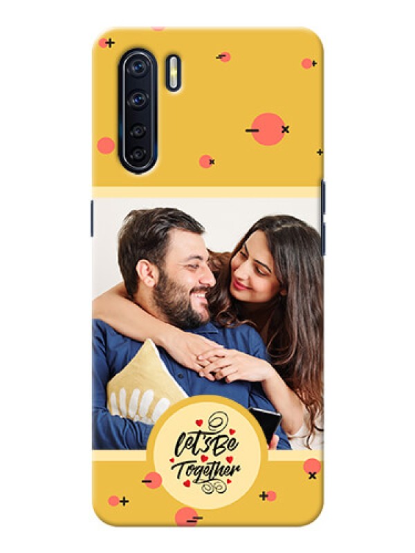 Custom Oppo F15 Back Covers: Lets be Together Design