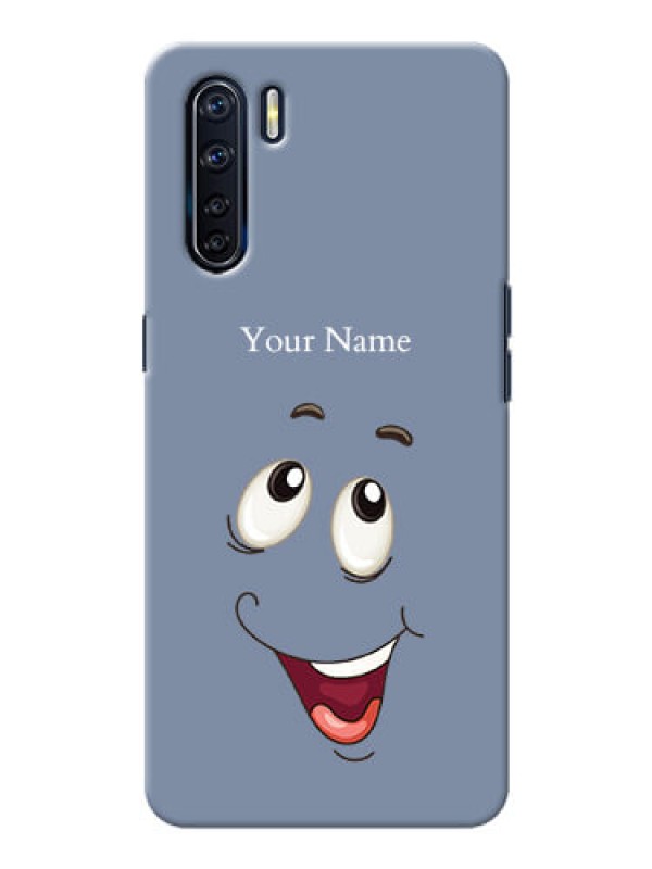 Custom Oppo F15 Phone Back Covers: Laughing Cartoon Face Design