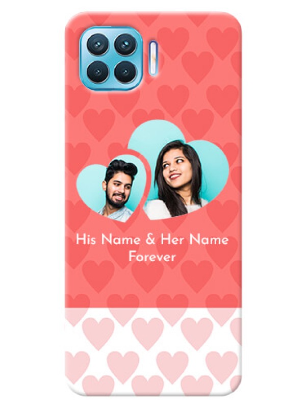 Custom Oppo F17 Pro personalized phone covers: Couple Pic Upload Design