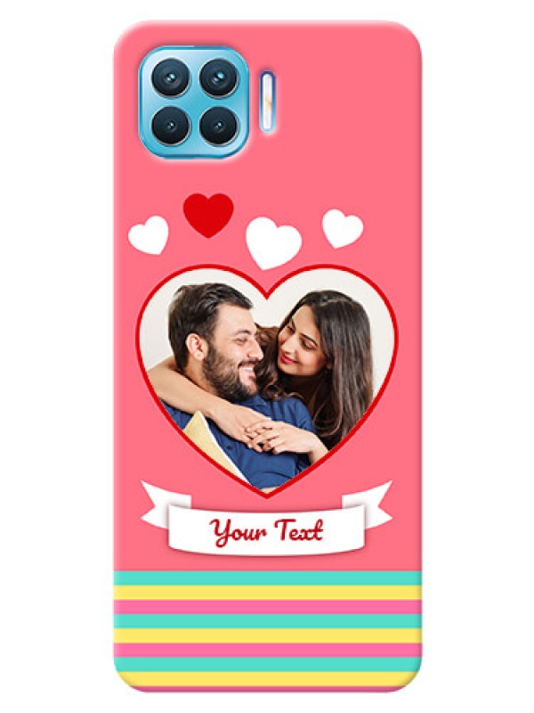 Custom Oppo F17 Pro Personalised mobile covers: Love Doodle Design