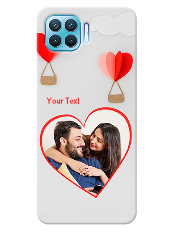 Custom Oppo F17 Pro Phone Covers: Parachute Love Design