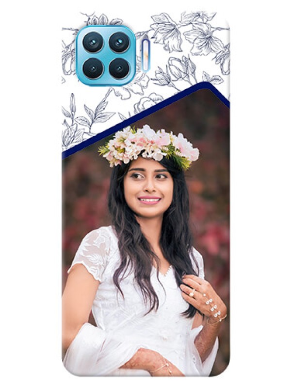 Custom Oppo F17 Pro Phone Cases: Premium Floral Design