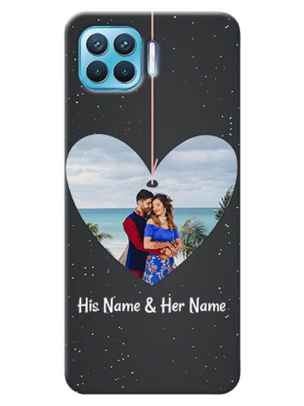 Custom Oppo F17 Pro custom phone cases: Hanging Heart Design