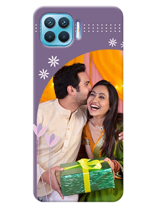 Custom Oppo F17 Pro Phone covers for girls: lavender flowers design 