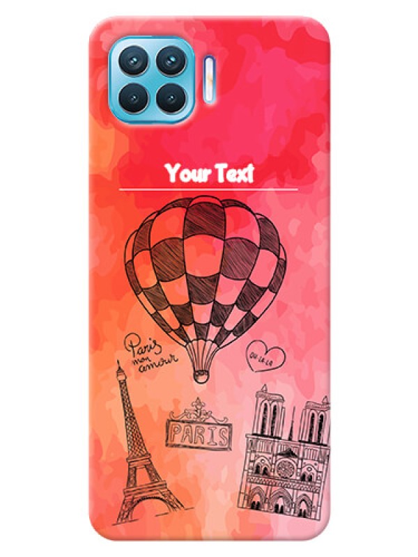 Custom Oppo F17 Pro Personalized Mobile Covers: Paris Theme Design