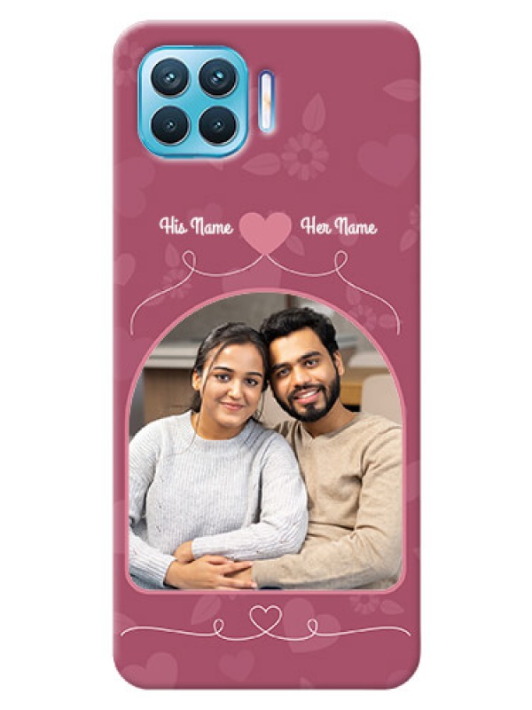 Custom Oppo F17 Pro mobile phone covers: Love Floral Design