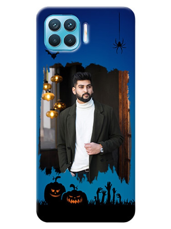 Custom Oppo F17 Pro mobile cases online with pro Halloween design 