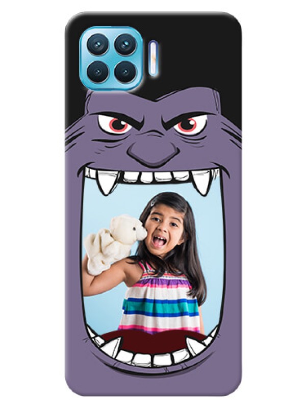 Custom Oppo F17 Pro Personalised Phone Covers: Angry Monster Design