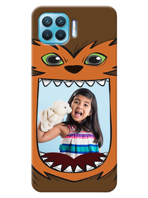 Custom Oppo F17 Pro Phone Covers: Owl Monster Back Case Design