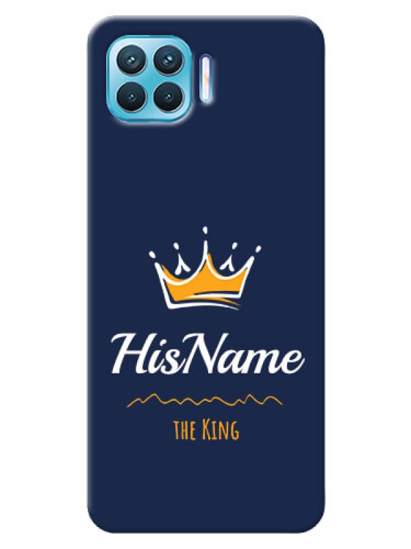 Custom Oppo F17 Pro King Phone Case with Name
