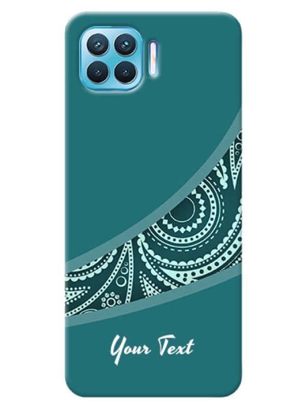 Custom Oppo F17 Pro Custom Phone Covers: semi visible floral Design