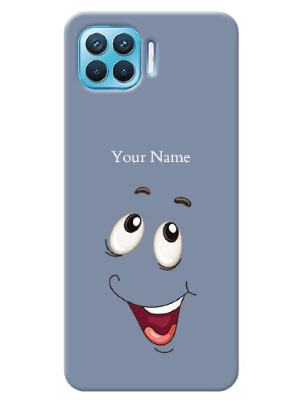 Custom Oppo F17 Pro Phone Back Covers: Laughing Cartoon Face Design