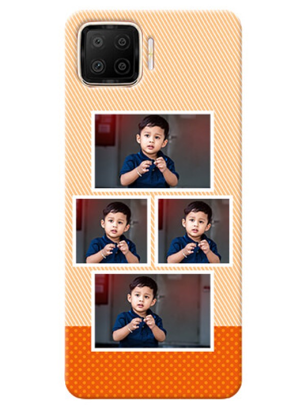 Custom Oppo F17 Mobile Back Covers: Bulk Photos Upload Design