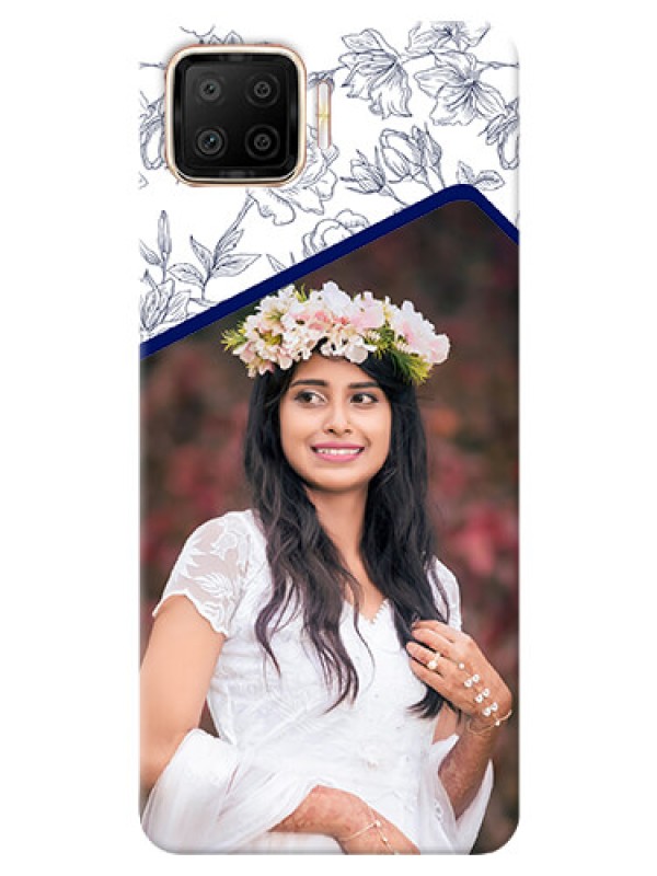 Custom Oppo F17 Phone Cases: Premium Floral Design