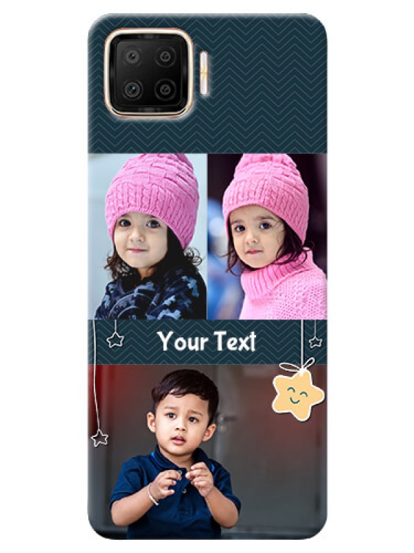 Custom Oppo F17 Mobile Back Covers Online: Hanging Stars Design