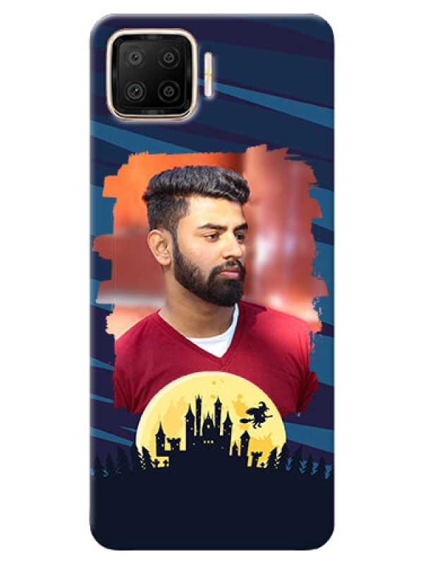 Custom Oppo F17 Back Covers: Halloween Witch Design 