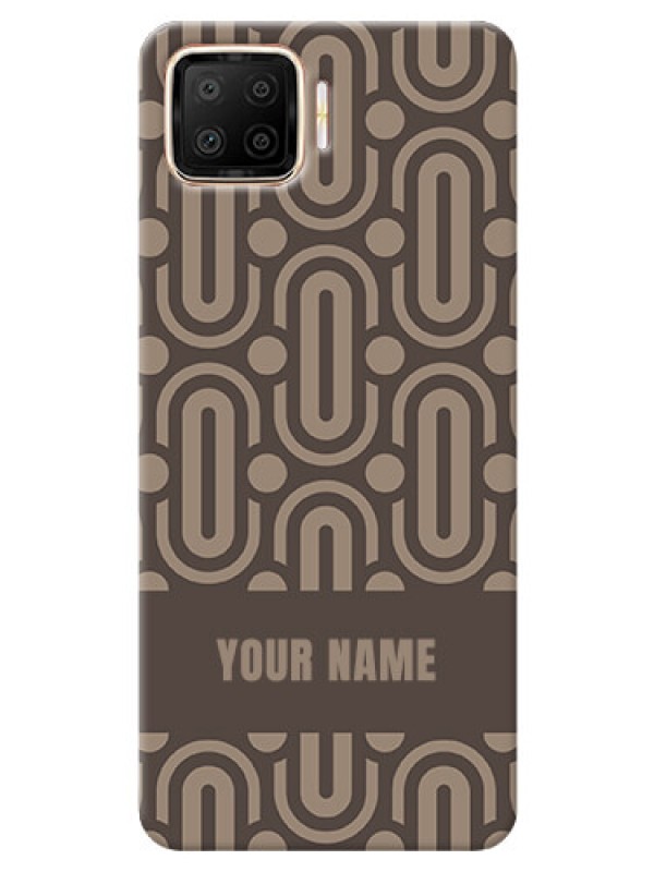 Custom Oppo F17 Custom Phone Covers: Captivating Zero Pattern Design