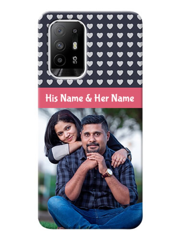 Custom Oppo F19 Pro Plus 5G Custom Mobile Case with Love Symbols Design