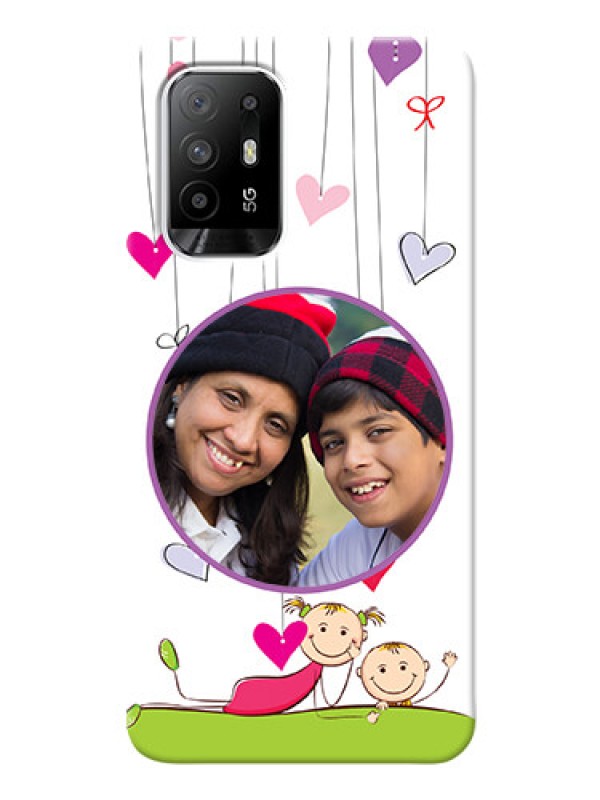 Custom Oppo F19 Pro Plus 5G Mobile Cases: Cute Kids Phone Case Design