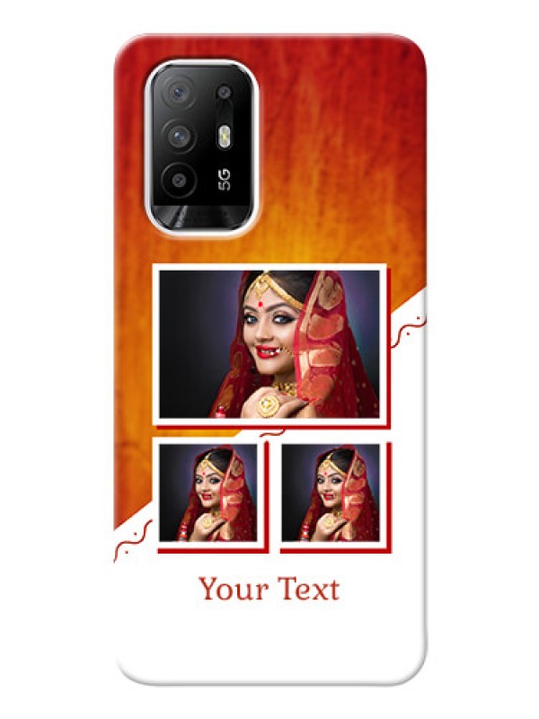 Custom Oppo F19 Pro Plus 5G Personalised Phone Cases: Wedding Memories Design  