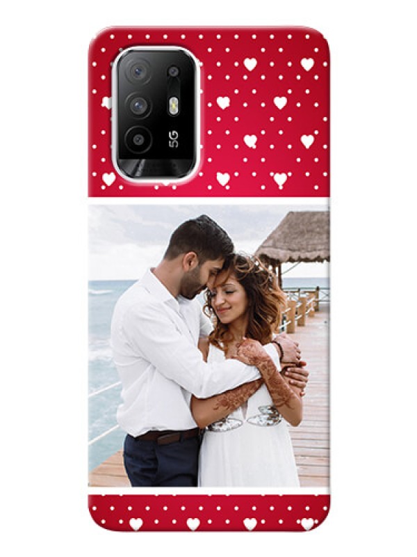 Custom Oppo F19 Pro Plus 5G custom back covers: Hearts Mobile Case Design