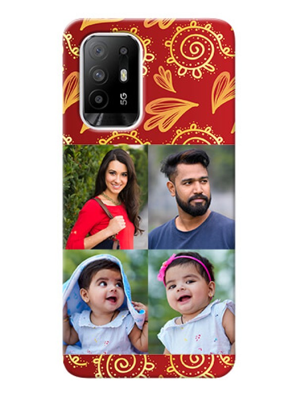 Custom Oppo F19 Pro Plus 5G Mobile Phone Cases: 4 Image Traditional Design