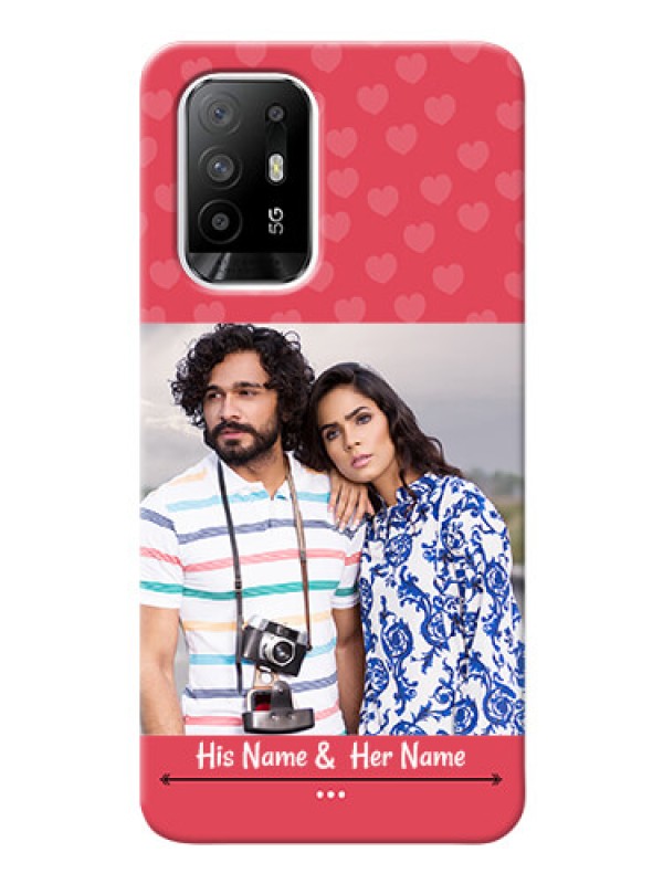 Custom Oppo F19 Pro Plus 5G Mobile Cases: Simple Love Design